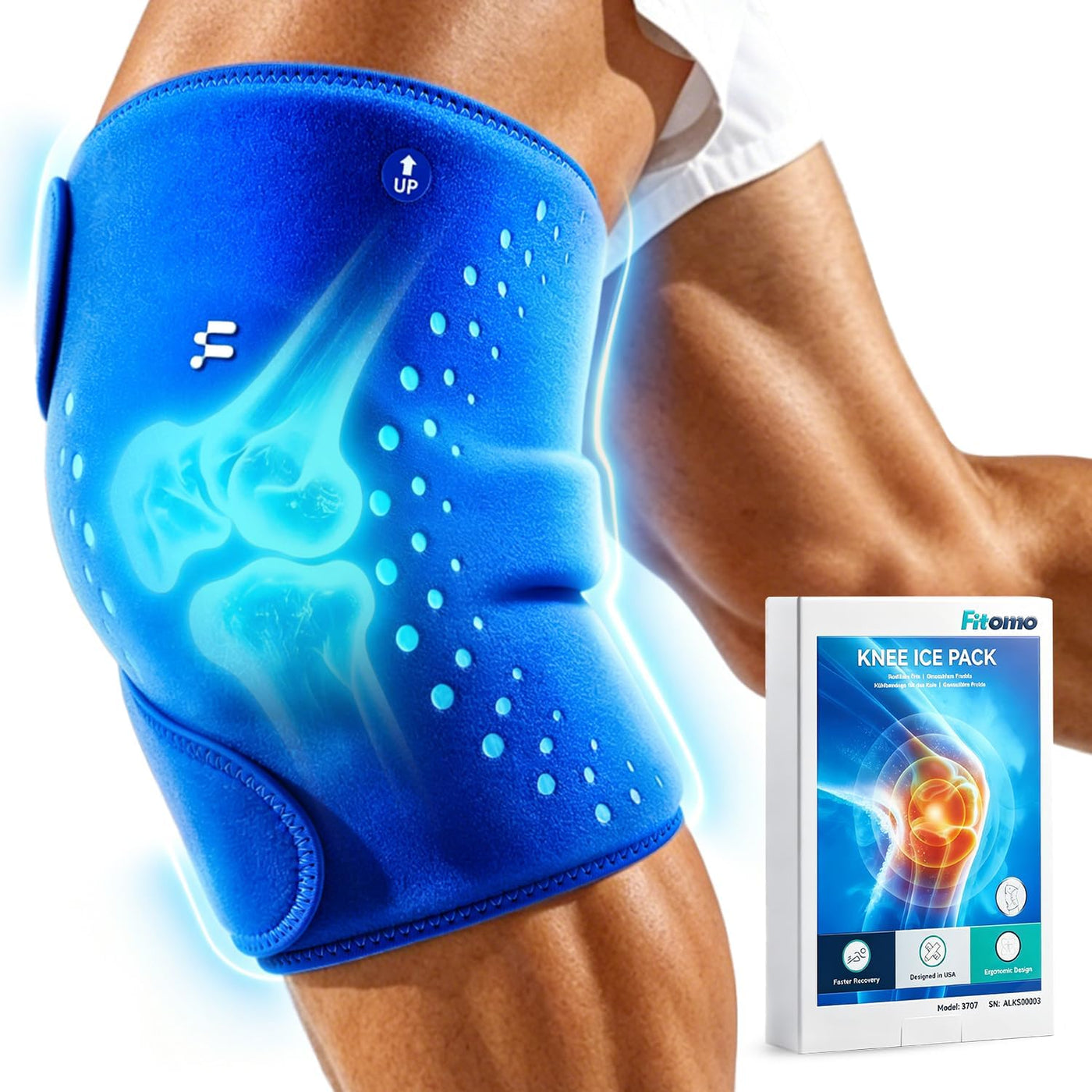 360 Degree Knee Cold Therapy Wrap - Image 1